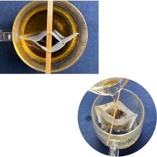 With Perforation Empty Tea Bag Filter Paper Herb Loose Bags For Coffee Home and Travel Necessities 1000pcs/lot