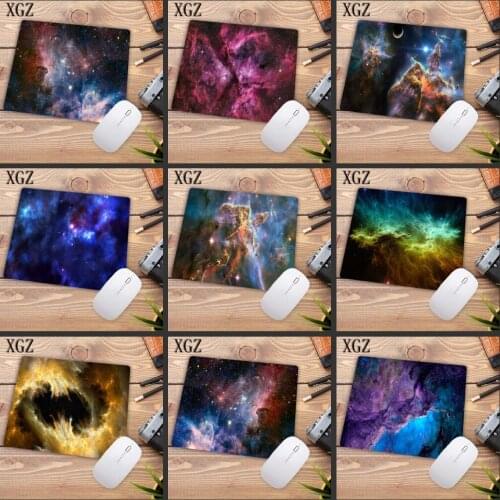 XGZ Colorful Nebula Speed Version Mouse Pad Gamer Play Mats Size for 22X18CM Gaming Keyboard Mousepads Table Mat Big Promotion