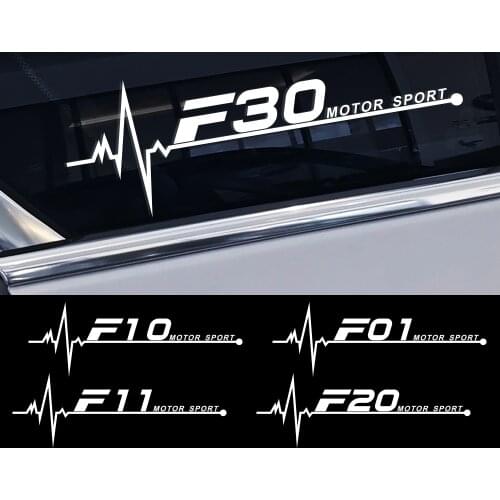 2PCS/Lot Car Side Window Stickers Decals For BMW F30 F20 F10 F31 F11 F34 F01 F12 F18 F32 F33 F34 F35 F45 F46 F82 F85 Accessories