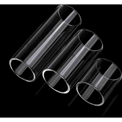 3Pcs Guitar Slide Clear Transparent Glass Tube Finger Protect Bottleneck Set Acoustic Guitar Accessories