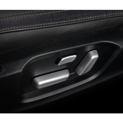 ABS Matte For Mazda CX-5 CX5 KF 2017 2018 Interior Car Seat Adjustment Adjust Switch Kits Overlay Cover Trims Accessories 5PCS