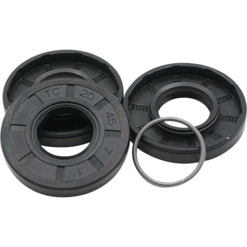 1Pcs Black ID 140-280mm TC/FB/TG4 Skeleton Oil Seal Rings NBR Double Lip Seal Gasket For Rotation Shaft
