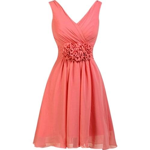 CloverBridal Womens Evening Chiffon Dresses