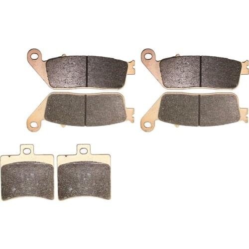Disc Brake Pads Set fit for ITALJET Street 400 Marco Polo Scooter 2007 2008 2009 Front Rear