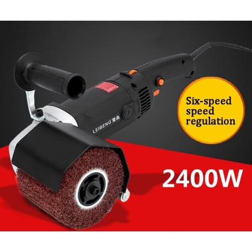 Stainless Steel Wire Drawing Machine Small Portable Metal Mirror Wood Polisher Electric Polishing Machine Wire Drawing Machine