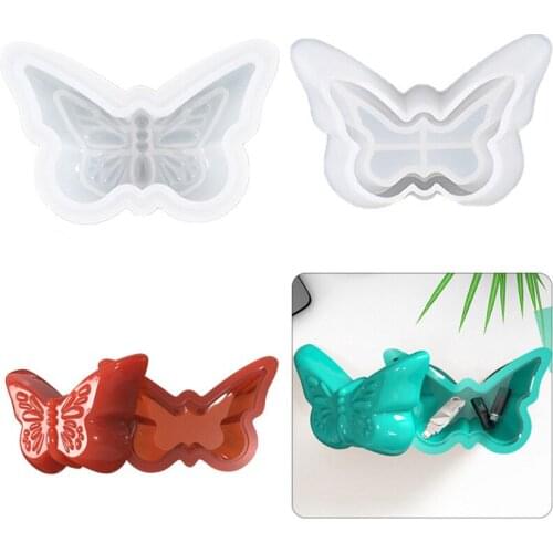 Butterfly Shape Crystal Epoxy Resin Storage Box Organizer DIY Handmade Making Jewelry Case Silicone Molds