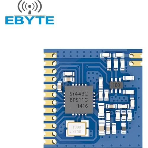 Si4432 433MHz Wireless Transceiver Module Development Board 20dBm 100mW EBYTE E27-433M20S SPI Interface Stamp Hole