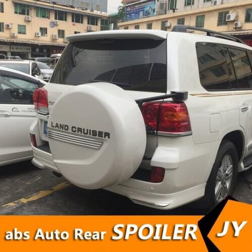 For TOYOTA LAND CRUISER Spoiler 2008-2016 FJ120 spoiler High Quality ABS Material Car Rear Wing Primer Color Rear Spoiler