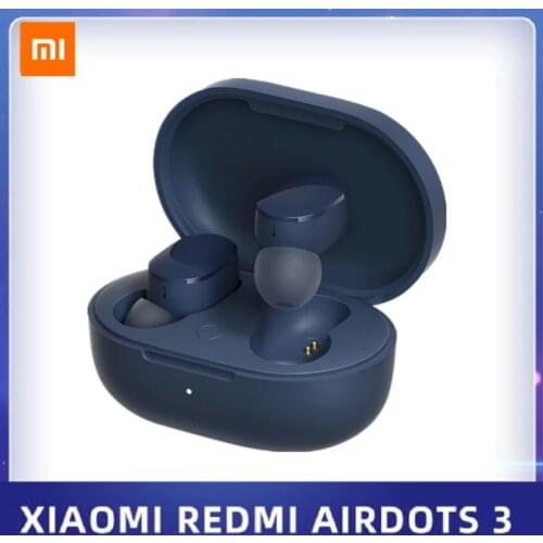 Original Xiaomi Redmi AirDots 3 TWS In-Ear Earphones Bluetooth 5.2 aptX Adaptive Stereo Bass With Mic Handsfree Wireless Earbuds