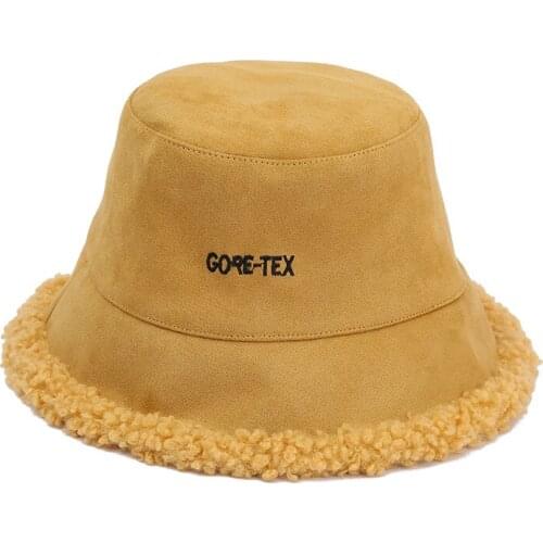 Outdoor Thick Fisherman Hat Winter Hat Female Warm Hats Female Tide Basin Hat Student Fisherman Hat One Generatio Free Shipping