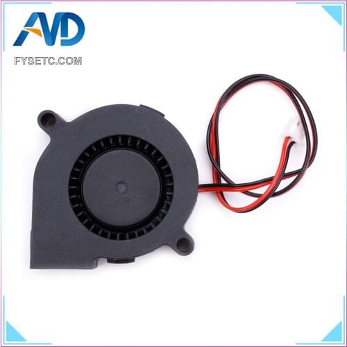 1pc 12V DC 5015 50x50x15mm Blow Radial Cooling Fan with Sleeve Bearing for Electronic Anet A8 A6 3D Printer Parts Low Noisy