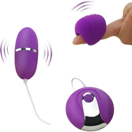 Bullet vibrator sex toys for women power vibrating egg female clitoris stimulator sex Product silicone Finger Vibrator for Woman