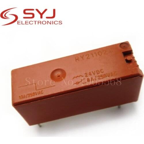 1pcs/lot RY211024 211024 Relay 8A 24V DIP-5 In Stock