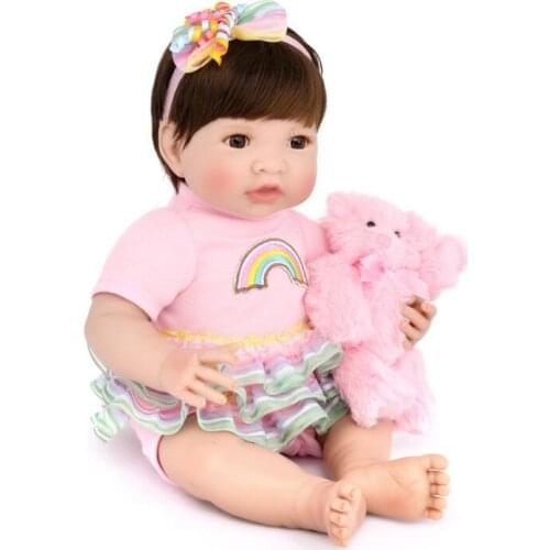 15 inch baby reborn silicone full body bath Toys Lifelike Newborn Princess Baby Doll Bonecas Bebe Reborn Menina silicone reborn