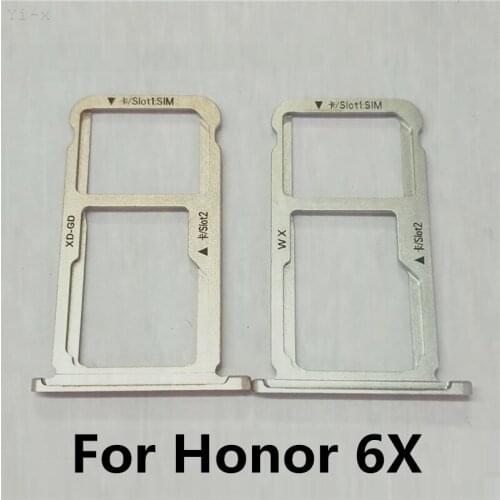 50PCS For Huawei Honor 6X SIM Card Tray Holder Slot Replacement Parts