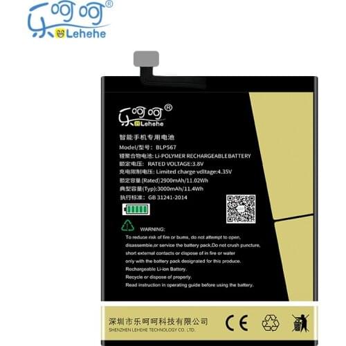 New LEHEHE Battery for OPPO R1 R1S R8000 R8007 R829T BLP567 High-capacity Version 3000mAh Smartphone Batteries with Tools Gifts