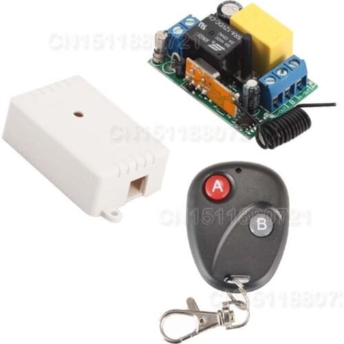220V10A1CH RF wireless remote control switch system wireless light switch 315/433.92MHZ With Safety Capacitor