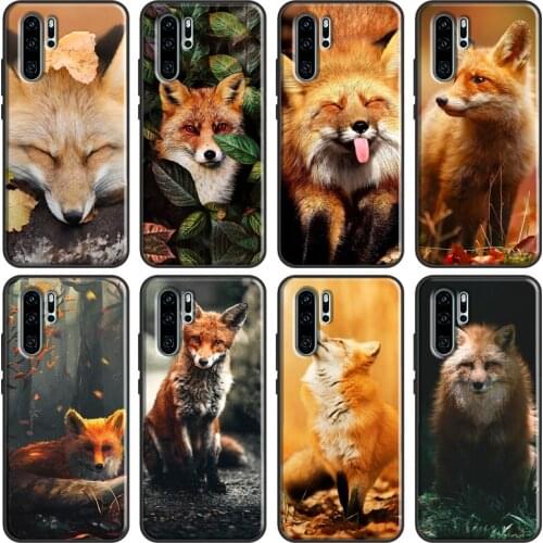 Cute Fox In Autumn Case For Huawei P30 Pro P20 P40 Mate 10 20 Lite Nova 5T P Smart Z 2019 Honor 8X 9X 8A 10i