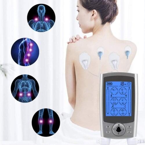 Health Care Full Body Massage Electric Ems 24 Modes Muscle Stimulator Electrode Tens Unit Pulse Meridians Physiotherapy Machine