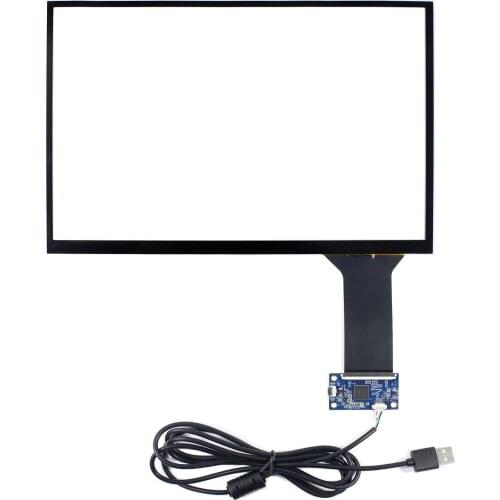 13.3" Capacitive Touch Panel VS-133TC01-B1 with USB Controller Card work for 13.3 inch 1366x768 1920x1080 16:9 LCD Screen