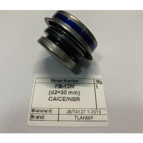 FB-12M , FB-12S , FB-12L , FB-12 Shaft Size 12mm TLANMP Mechanical Seals For Automotive Water pumps