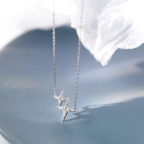Creative Design Star Necklace Womens Wedding Party Four Star Necklaces Festival Gift
