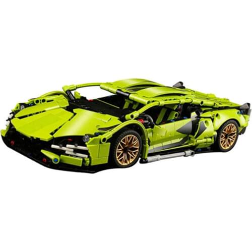 Lamborghinis RC Motorized Super Racing Sports Vehicle Technical Building Blocks City Speed Racer Bricks Children Toys Gift Kid