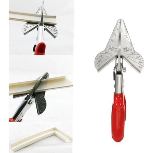 PVC Trunking Chamfer Cutter Multi Angle Steel Trim Siding Mitre Fillet Shear Snips Trimming Cutting Tools 45 To 120 Degree