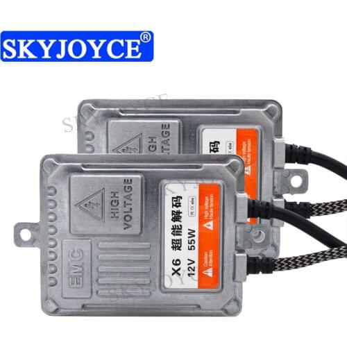 SKYJOYCE AC 12V 55W Super Canbus HID Ballast Reactor For 55W Auto HID Bulb Kit No Error EMC 55W HID Canbus Ballast Car Styling