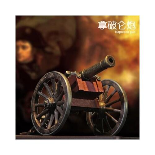 Medieval model of ancient Rome Cannon metal office Furnishing cafe up a bar Model room handicraft decoration