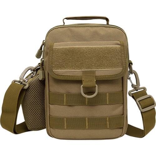 Riding Water Bottle Tote Bags Handbag Multi-functional Back Pack High Quality Men Nylon Military Shoulder Messenger Chest Bag