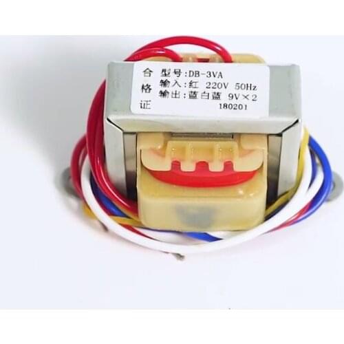 EI41*15 Power Transformer 3W DB-3VA 220V to 6V/9V/12V/15V/18V/24V Single Double