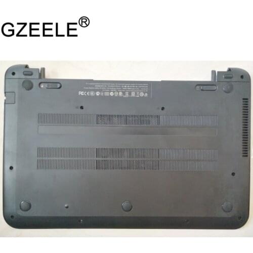 GZEELE New Laptop Bottom Base Case Cover for HP Pavilion 15-b RT3290 Base Chassis D Case shell lower case black 701697-001 shell
