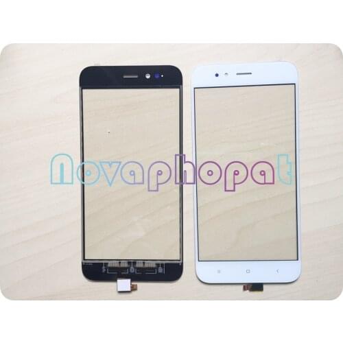 Novaphopat Black/White/Golden Sensor For Xiaomi Mi A1 MiA1 5X Mi5X Touch Screen Digitizer Glass Panel replacement ; 10pcs/lot
