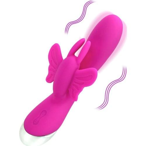 10 Speed Clitoris Stimulator AV Stick Wand Sex Toys for Women Butterfly Dildo Vibrator Erotic