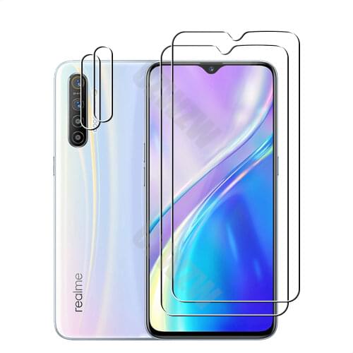 For Realme XT / XT 730G Camera Lens Film & Tempered Glass Screen Protectors Protective Guard HD Clear
