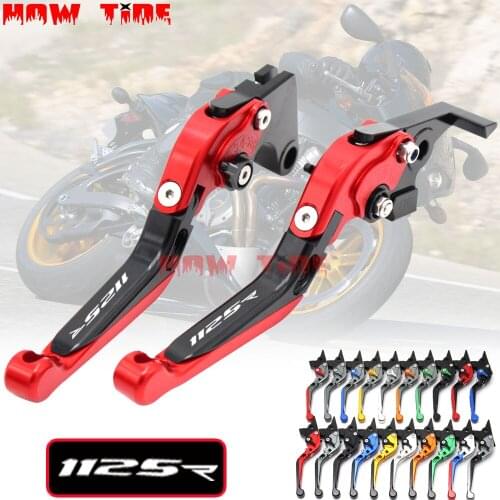 20 Colors CNC Adjustable Folding Extendable Motorcycle Brake Clutch Levers For Buell 1125R 1125 R 2008 2009