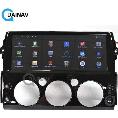 Car autoradio Multimedia Player Tesla style FOR-Toyota FJ Cruiser 2007-2012 Car Radio GPS Navigation