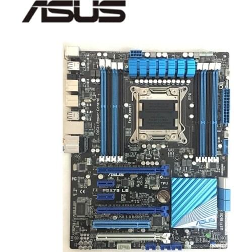 For ASUS P9X79 LE Original Used Desktop X79 X79M 2011 Socket LGA 2011 Core i7 LGA2011 DDR3 Motherboard