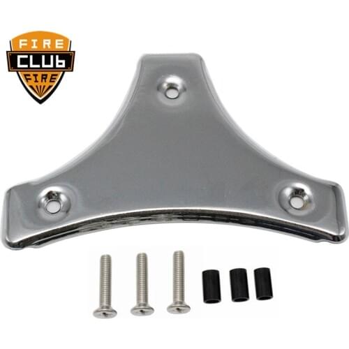 For Harley Touring Road King CVO Electra Street Glide 2009-2018 Motorcycle Chrome Sissy Bar Backrest Pad Mount Kit w