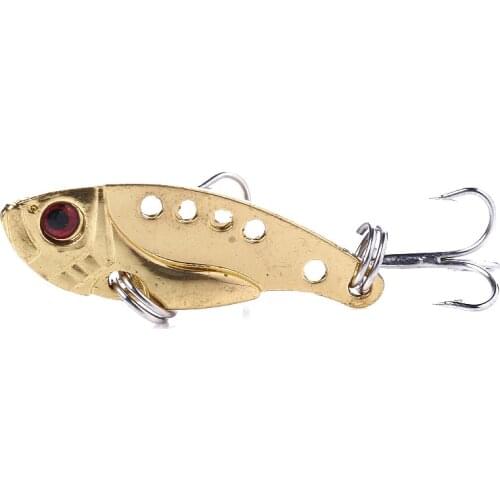 HENGJIA 30PCS 3.5cm 3.2g Hard Metal Lures VIB Fishing Lures Spoon Lures For Fishing Bait Pesca Fishing Tackle