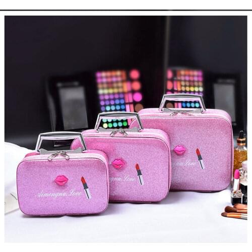 Cosmetic Bag Case For Make up S/M/L Professional Cosmetics Pouch Bags Beauty Case For Makeup Artist Travel Storage Box Bag