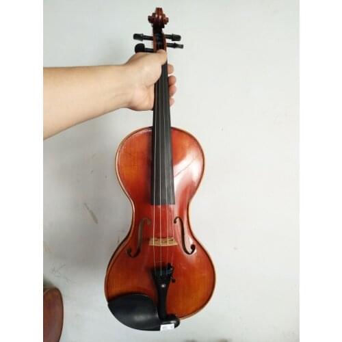 Master 4/4 Violin European tone wood flamed maple old spruce top nice tone No4