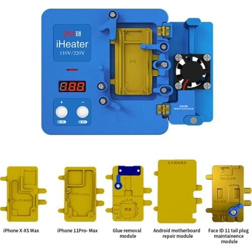 IHeater 220V/110V Pre-heating Station Digital Thermostat Heating Plate for Phone 11 Pro MAX X XS MAX Motherboard Fixture