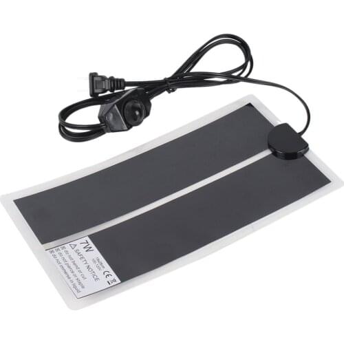 Pet Reptile Heating Mat 14*15cm-80*28cm 5W Reptile Brooder Incubator Pet Heating Pad Temperature Controller Dog Cat Warmer Bed