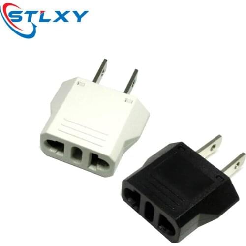 AC 0-250V New Arrival Universal European EURO EU to US USA Travel Plug Adapter Converter Power Plug Adaptor Outlet Converter