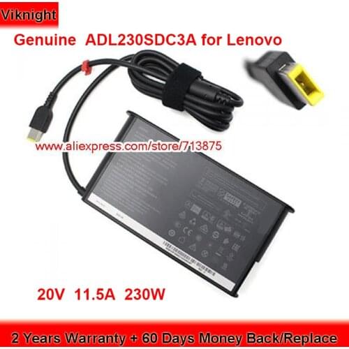 Genuine ADL230SCC3A 230W Charger 20V 11.5A AC Adapter for Lenovo THINKPAD T540P W540 P71 Y7000P Y900 Y50-70 P70 P72 P73 Y910