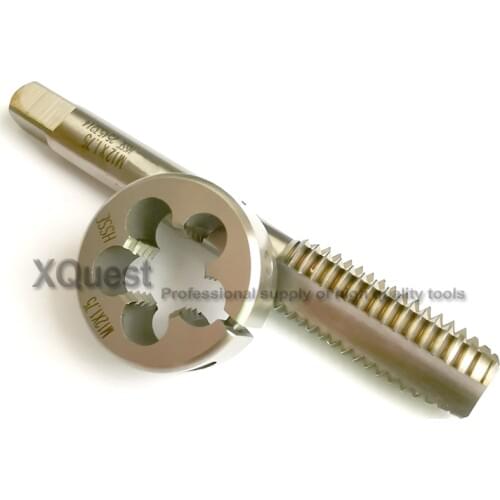 HSSE Metric screw thread tap Die set M1.2 M1.4 M1.6 M2 M2.5 M2.6 M3 M4 M5 M5.5 M6 M7 M8 M10 M11 M12 dies for stainless steel