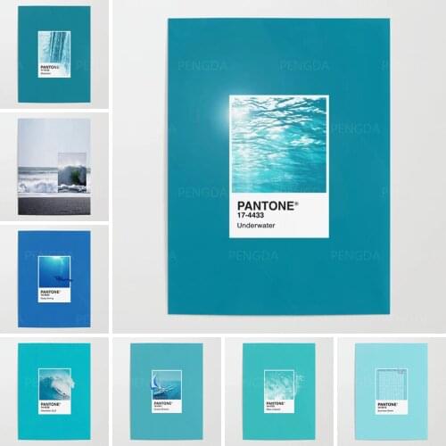 Prints Painting Modular Pictures Canvas Wall Art the Wave Home Deep Diving Decor Modern Bedside Background Poster No Framework