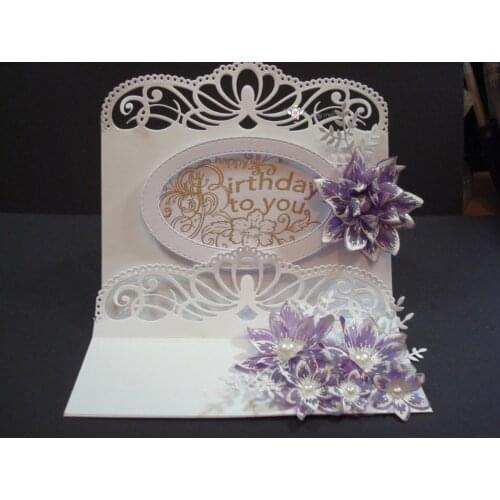 PP Craft metal cutting dies cut die mold Dual-use lace card edge Scrapbook paper craft knife mould blade punch stencils dies